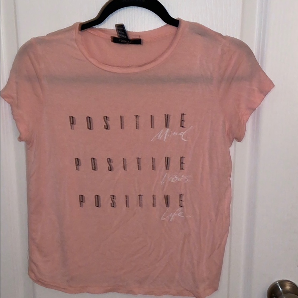 pink crop top